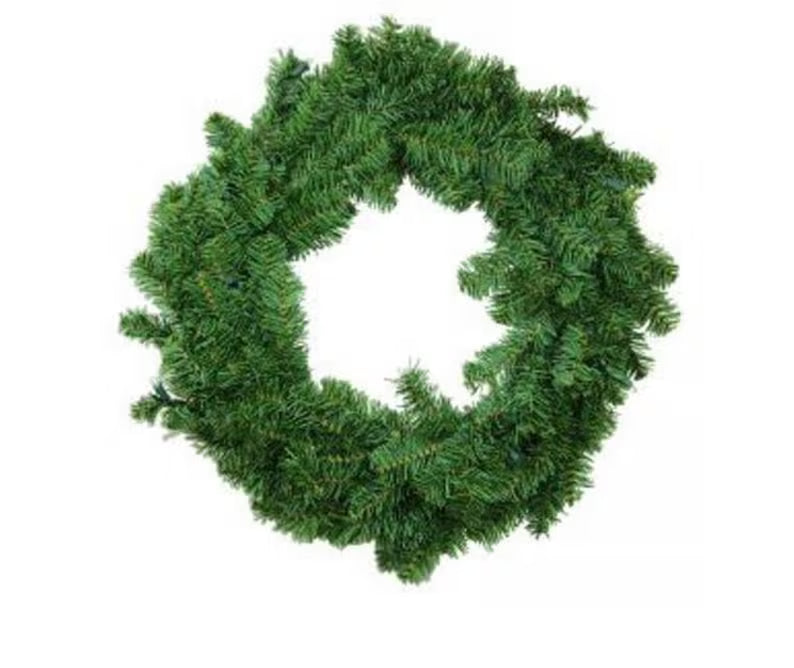 24-in Evergreen Pine Wreath