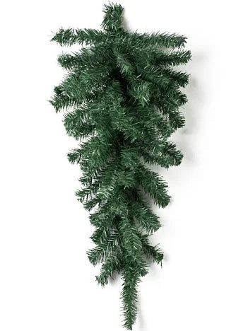30in Evergreen Teardrop Swag