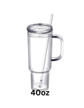 40oz Acrylic SnowGlobe Cup