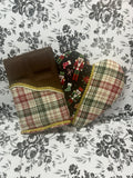 Handcrafted Nutcracker &amp; Plaid Holiday Attachment Set (2)