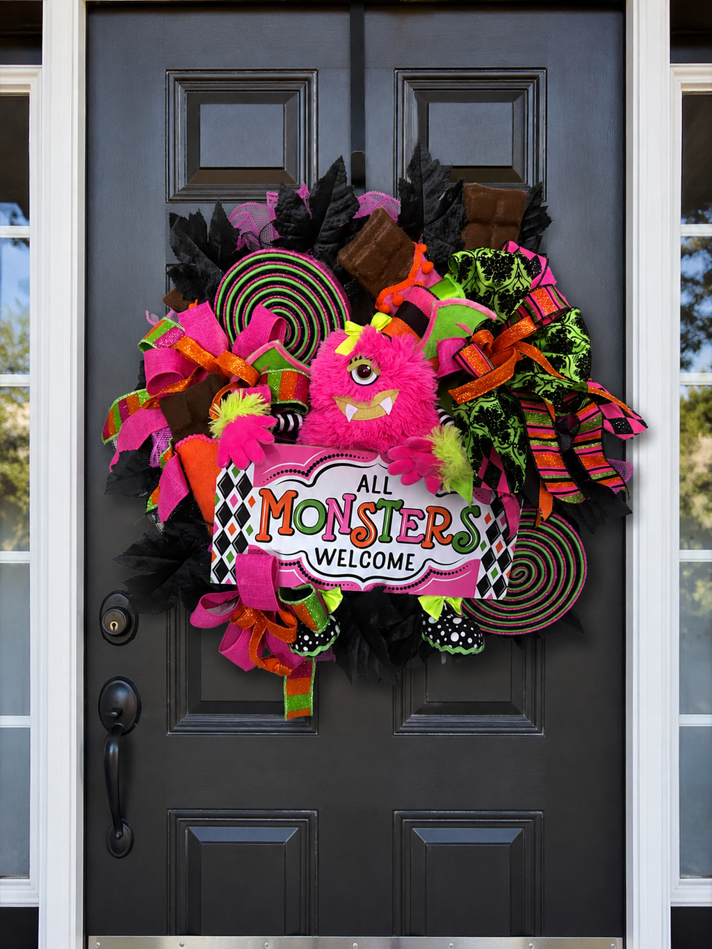All Monsters Welcome Halloween Wreath 🎃👹